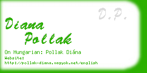 diana pollak business card